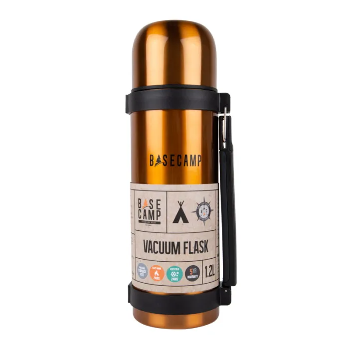 Basecamp Vacuum Flask ST/Steel-Traditional-1.25L