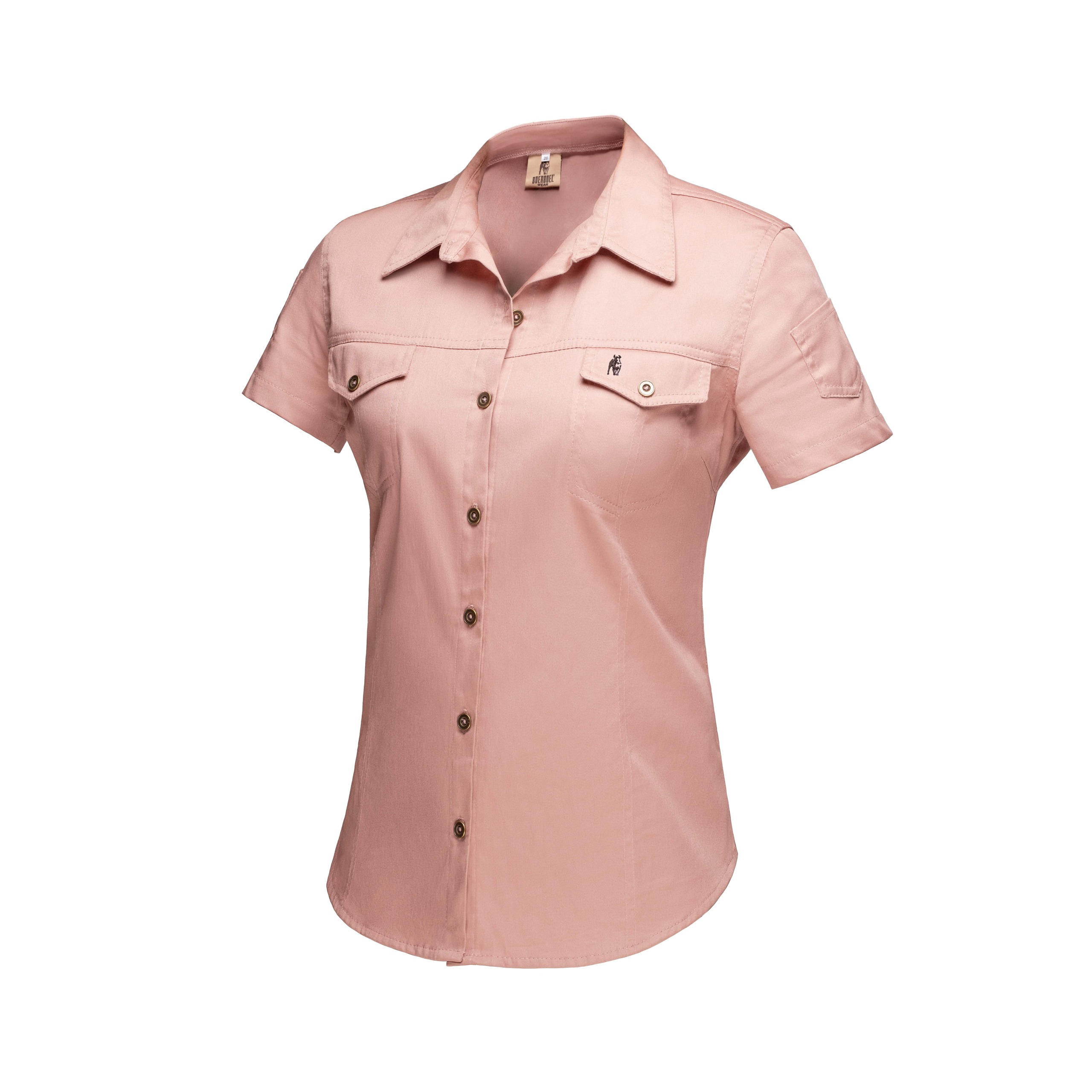 Boerboel Wear Ladies-Kalahari Shirt-Blush-Pink