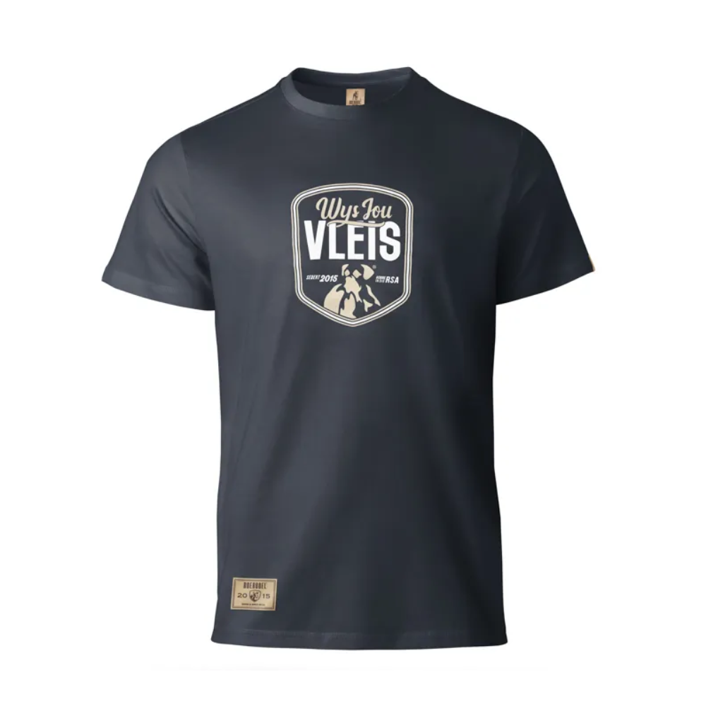 Boerboel Wear Men’s T-Shirt - Printed “Wys” Petrol Blue