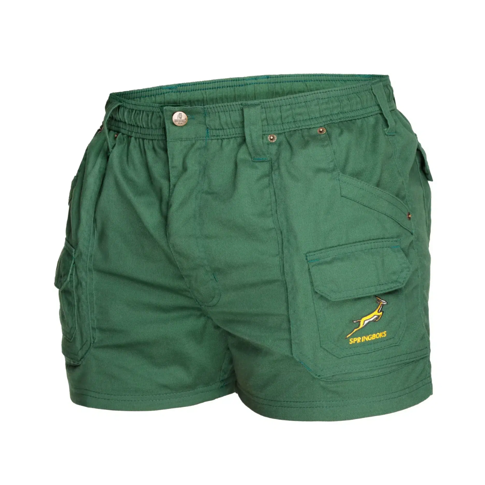 Boerboel Wear Men’s DKW-Shorts - Green (Licensed Springbok)