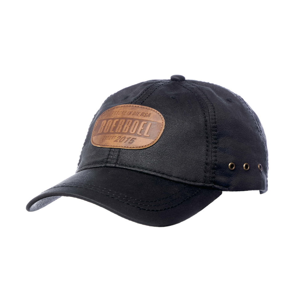 Boerboel Wear Oilskin Cap - Charcoal