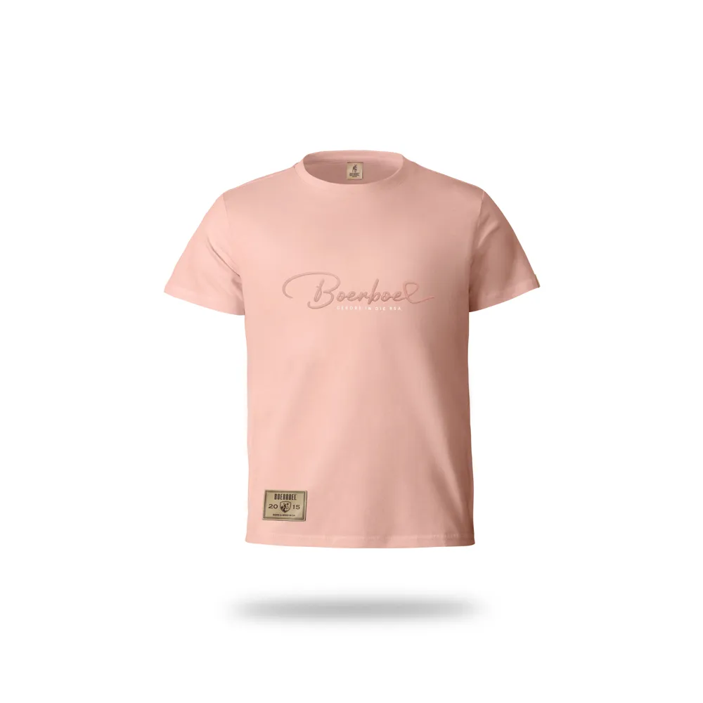 Boerboel Wear Girls T-Shirt - Printed Light Pink CANSA
