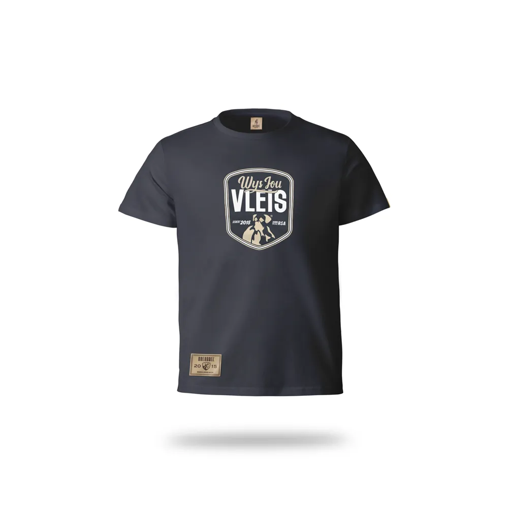 Boerboel Wear Kids T-Shirt - Printed "Wys" Petrol Blue