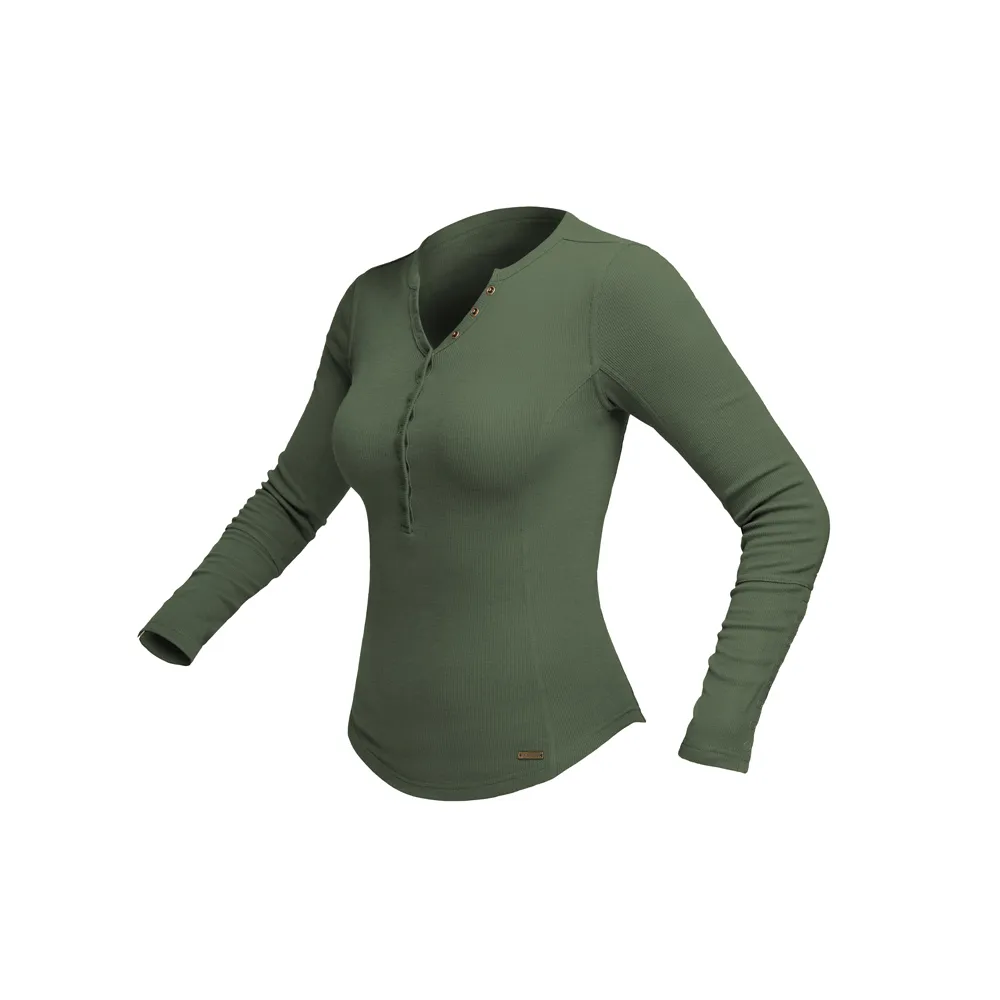 Boerboel Wear Ladies Wayfare Top - Olive