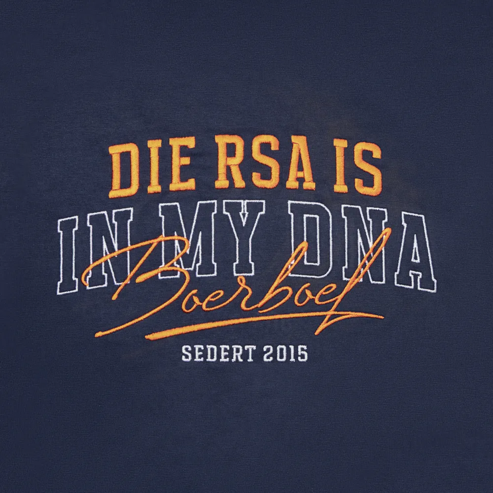 Boerboel Wear Ladies T-Shirt - Embroidered "RSA" Navy