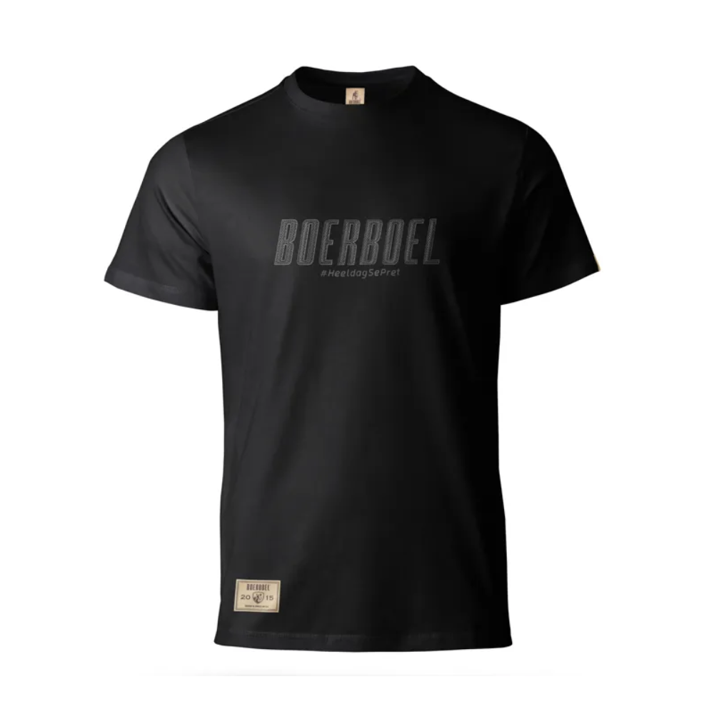 Boerboel Wear Men's T-Shirt - Rubber Print Black