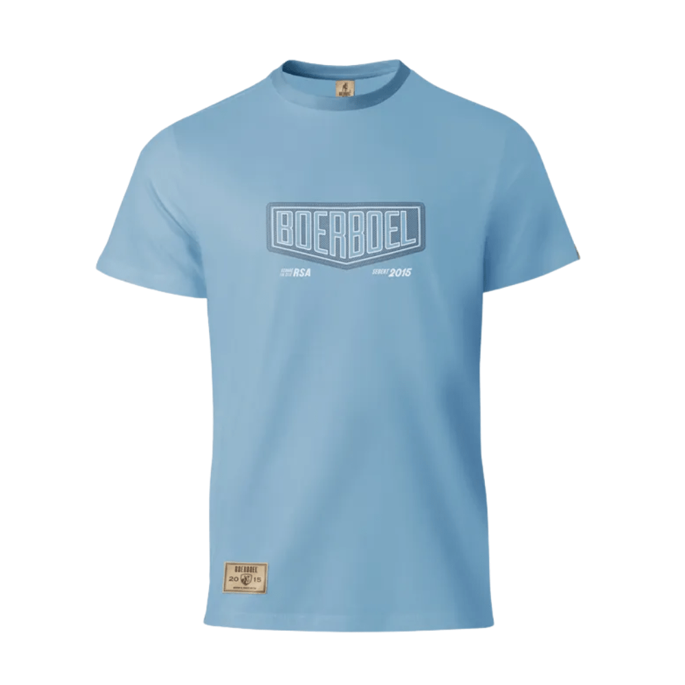 Boerboel Wear Men’s T-Shirt - Mesh Printed Airforce Blue
