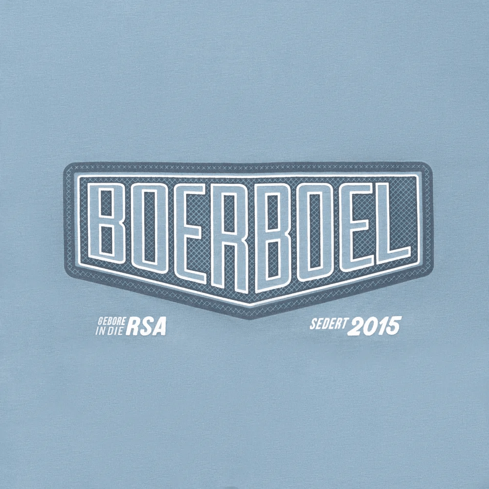 Boerboel Wear Men’s T-Shirt - Mesh Printed Airforce Blue