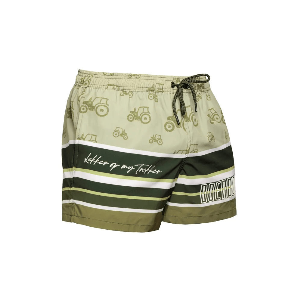 Boerboel Wear Men’s Swim Shorts – Green Tractor