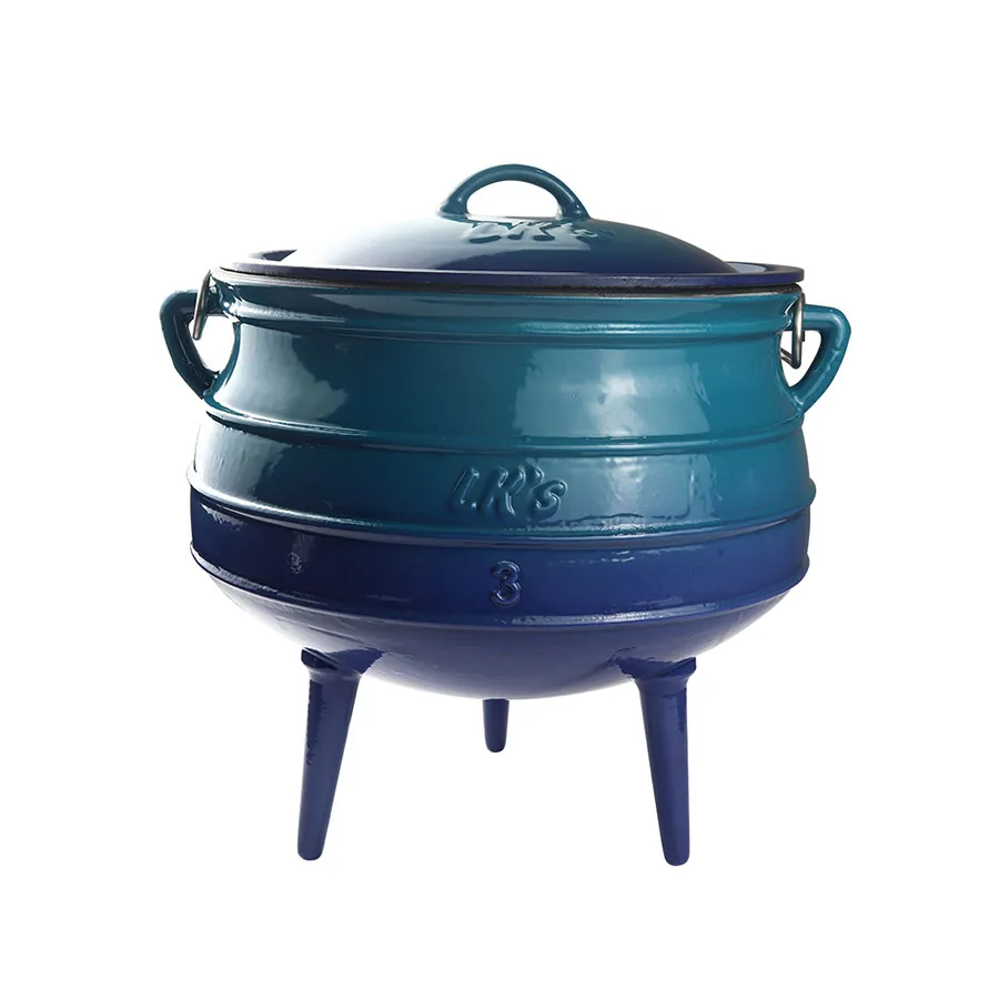LK’s Pot Blue Enamel (3-Leg) No. 3