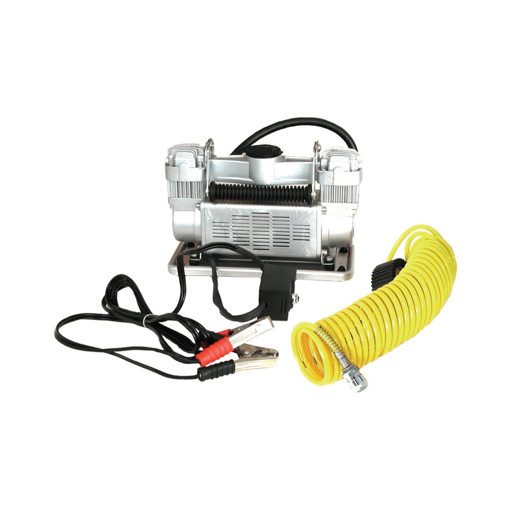 Rough & Tough 12 Volt Twin Cylinder Heavy Duty Air Compressor