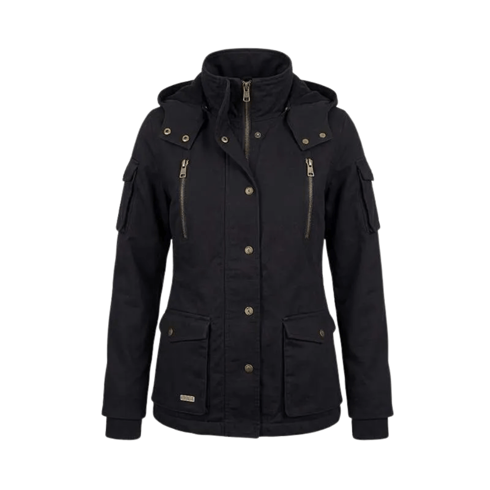 Boerboel Wear Ladies Urban Parka Jacket Black